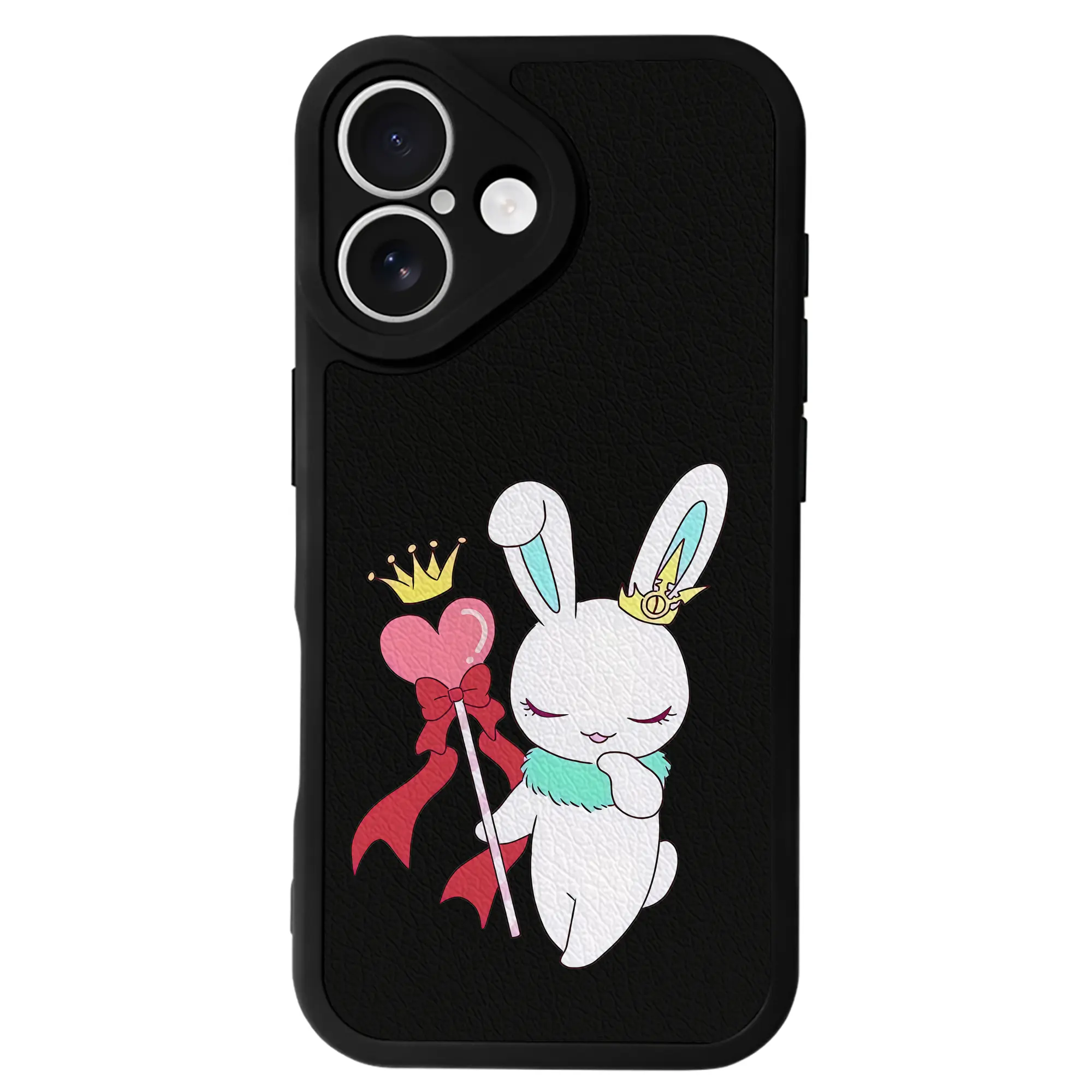 カードキャプターさくら グッズ,モモ - IPhone 16シリーズ対応 ・ シリコンスマホケース ・ レザー調 ・ 高精度フィット ・ 耐衝撃 ・ ワイヤレス充電対応 ・ 精密カット